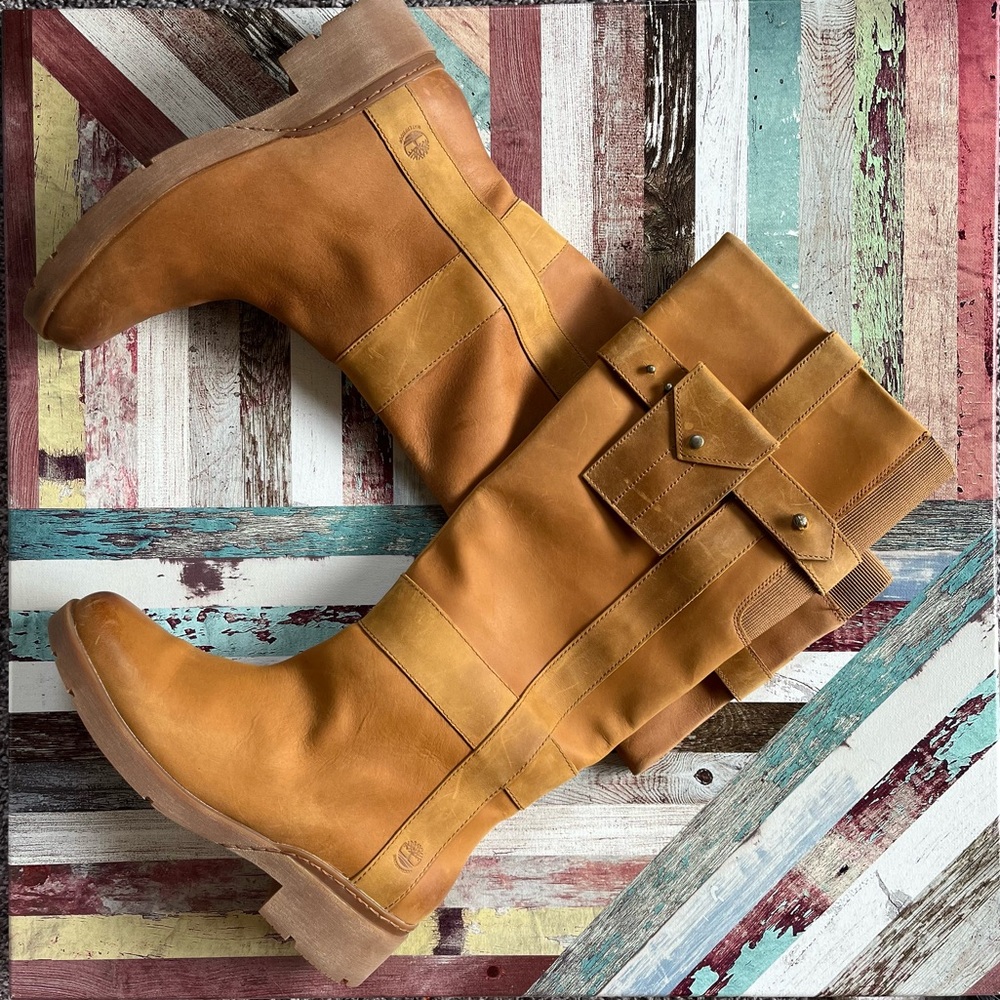 Women's Tan Leather Boots